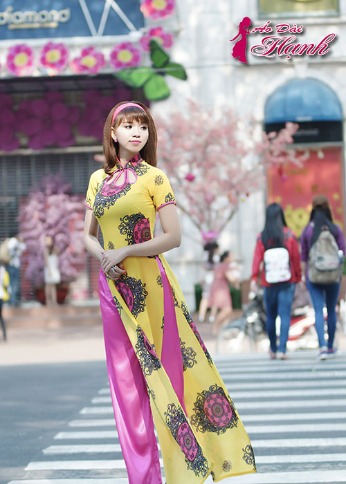 Áo dài chụp hình Tết 4