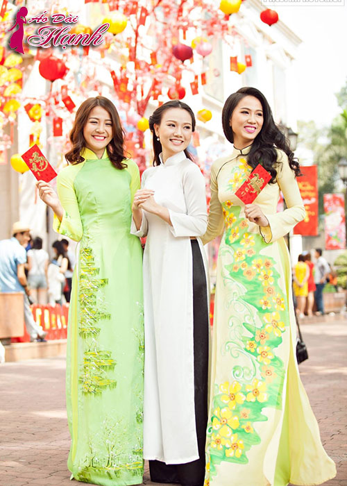 Áo dài chụp hình Tết 9