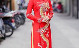 Áo dài cô dâu 2